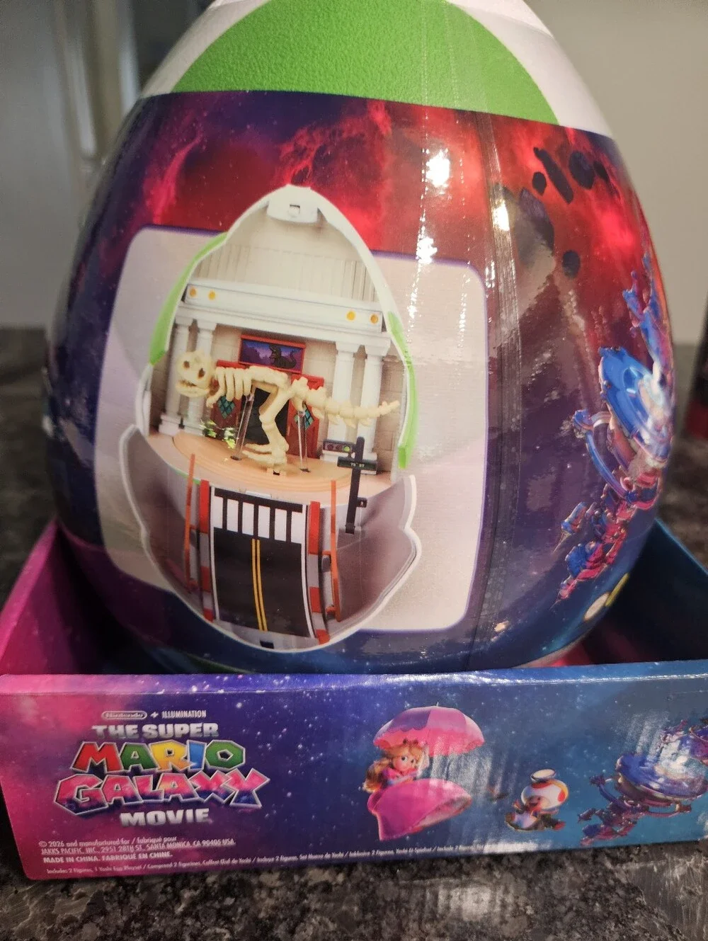 Nintendo Super Mario Galaxy Yoshi Egg Playset - White, Green, Purple, Orange